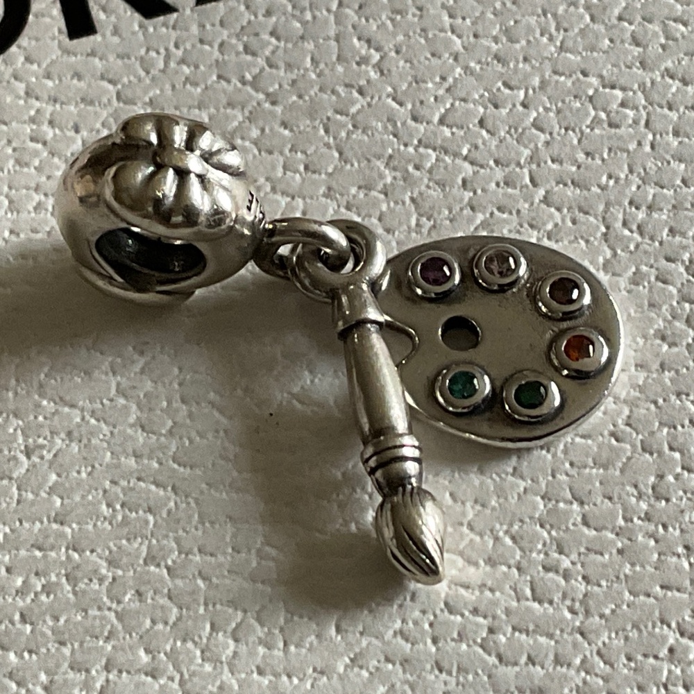 Pandora Panther Brush charm - Picture 2 of 7